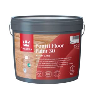 Tikkurila Puulattiamaali Pontti Floor Paint 30, 2,7 l,