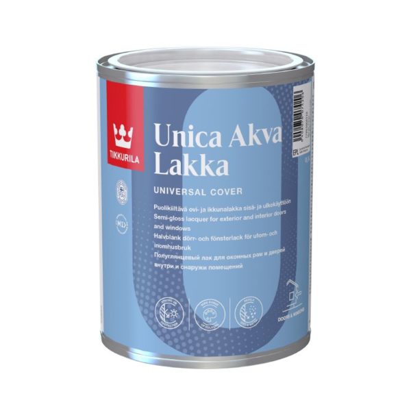 Tikkurila Unica Akva Lakka 0,9L